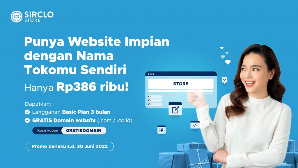 Buat Website Impian dengan Nama Tokomu Sendiri, Mudah dan Praktis!