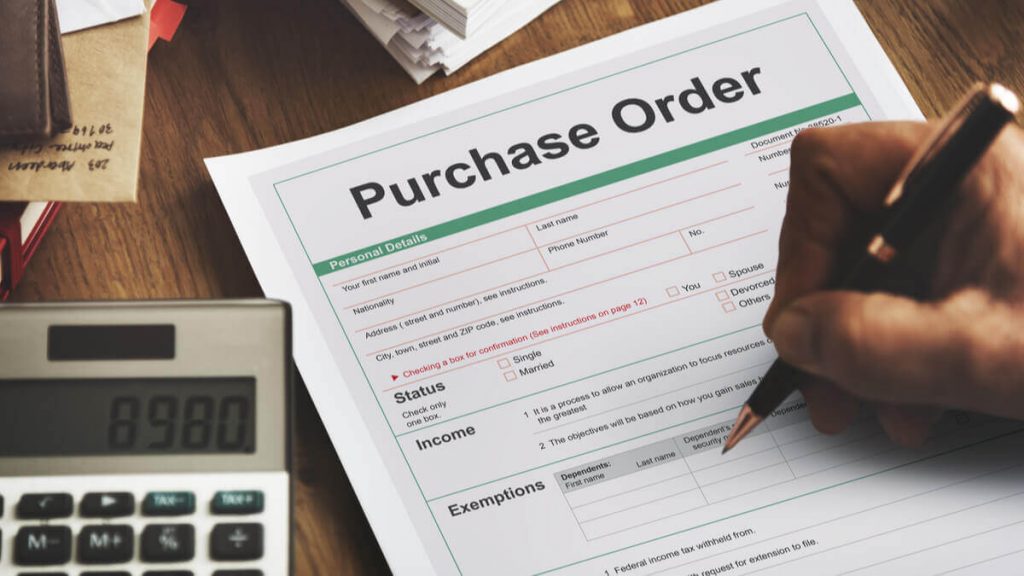 cara membuat purchase order