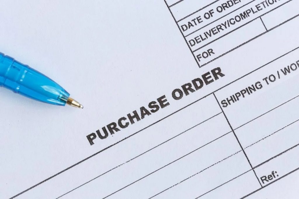 informasi dalam dokumen purchase order