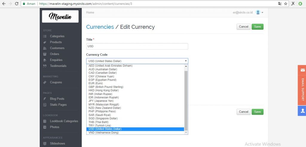 Currency Setting3